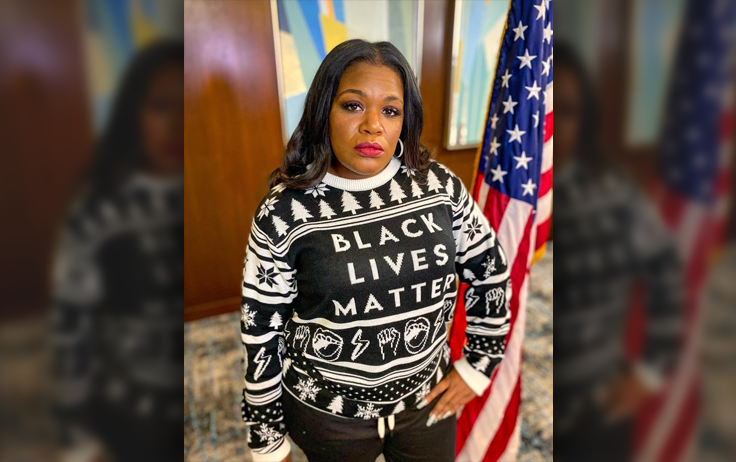 Rep. Cori Bush Hates the Police but Marries Her Private Security Guard